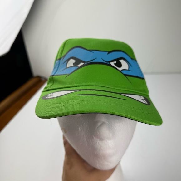 Nickelodeon Other - Teenage Mutant Ninja Turtles Leonardo Ball Cap Green Blue Hat Adult One Size